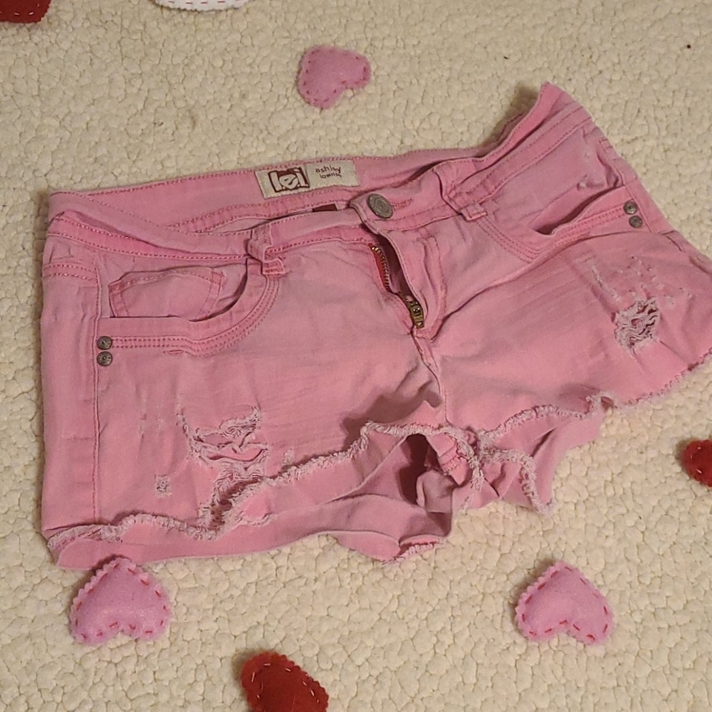 Pink Lei shorts size 9